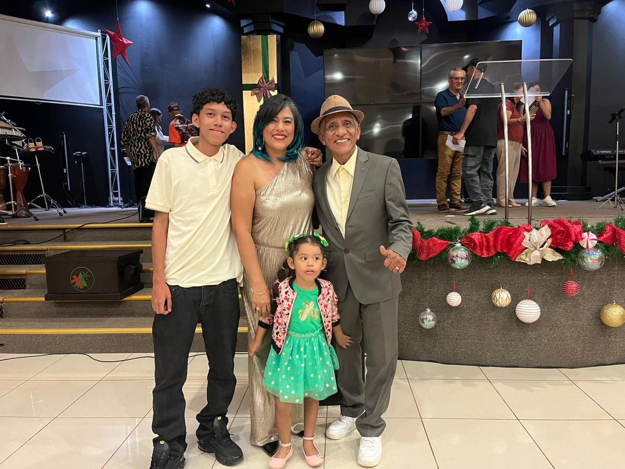 Fotografía de la familia Vega